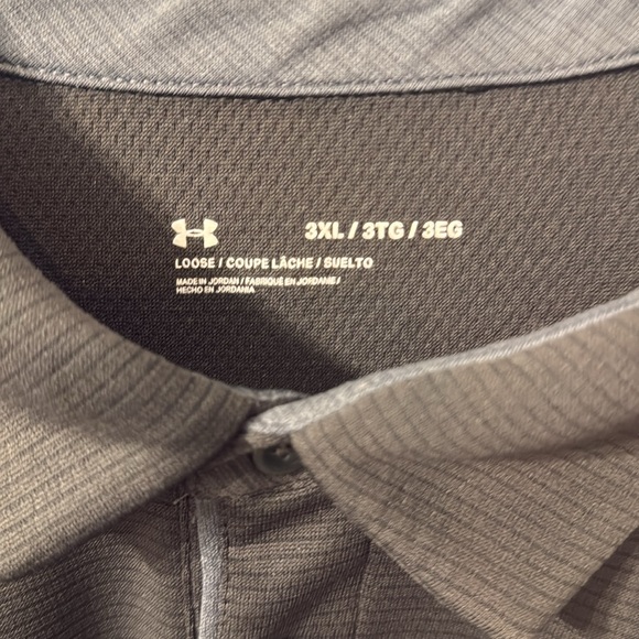 SET OF 5.  Under Armour polo shirts, size 3XL FIVE total shirts. - Picture 2 of 10